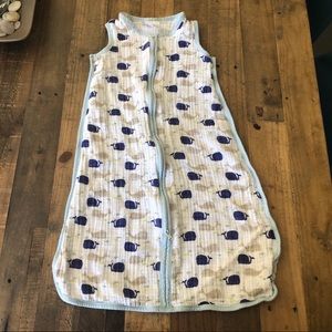 Aden + Anais whale print sleep sack